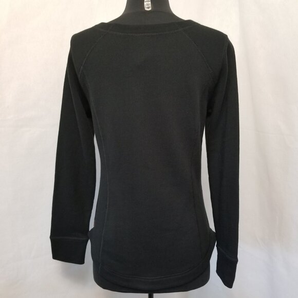 Lucy Black Sweatshirt  Size Small  Front Pocket Excellent Condition Cozy - Picture 5 of 6